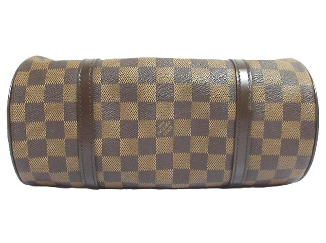 Borsa Louis Vuitton Damier Ebene Papillon PM Marrone - vista 4