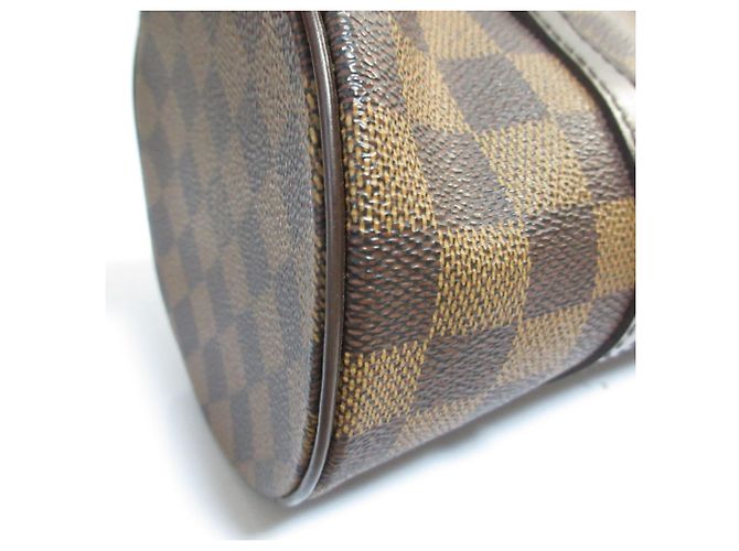 Borsa Louis Vuitton Damier Ebene Papillon PM Marrone - vista 6