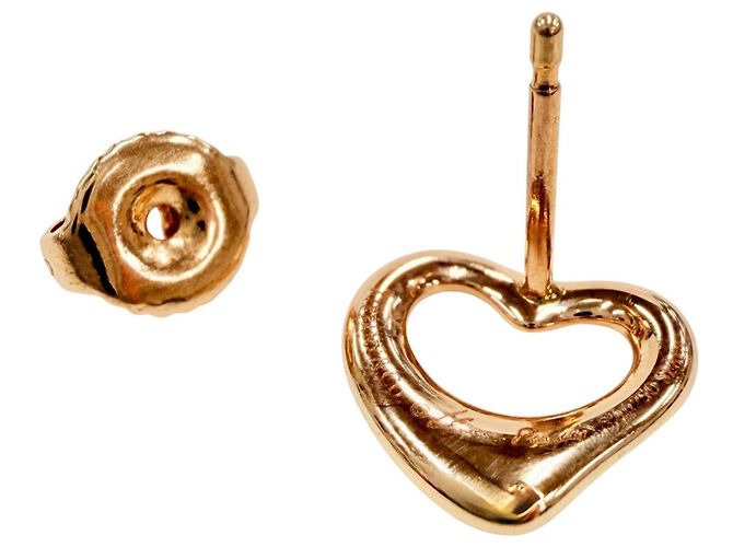 Orecchini a lobo Open Heart in oro rosa Tiffany & Co. D'oro - vista 7