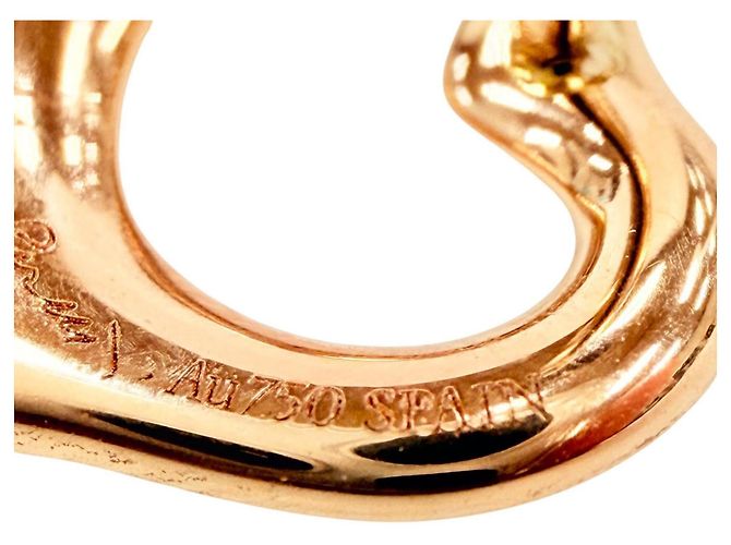 Orecchini a lobo Open Heart in oro rosa Tiffany & Co. D'oro - vista 9