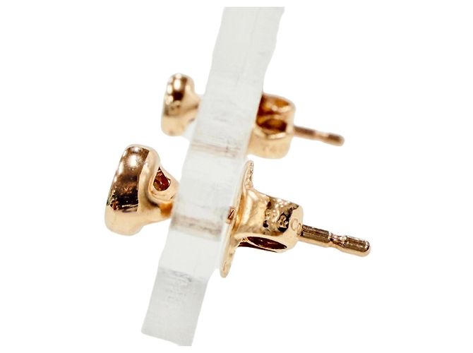 Orecchini a lobo in oro rosa e diamanti Tiffany & Co. D'oro - vista 3