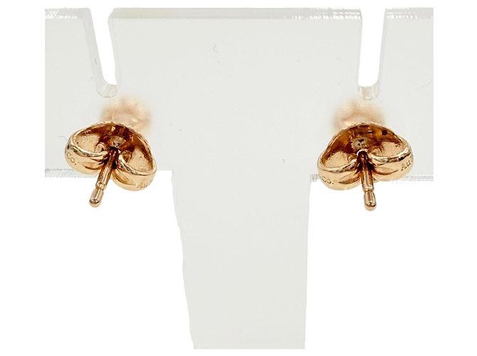 Orecchini a lobo in oro rosa e diamanti Tiffany & Co. D'oro - vista 4