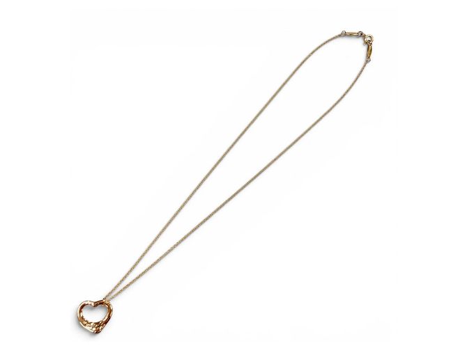 Tiffany & Co Collana con pendente Tiffany Open Heart D'oro - vista 4
