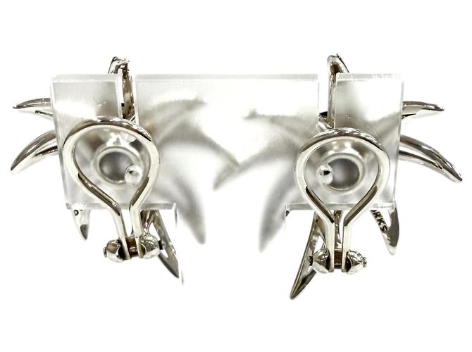 Orecchini a clip Onyx Fireworks di Tiffany & Co. Nero Argento - vista 3