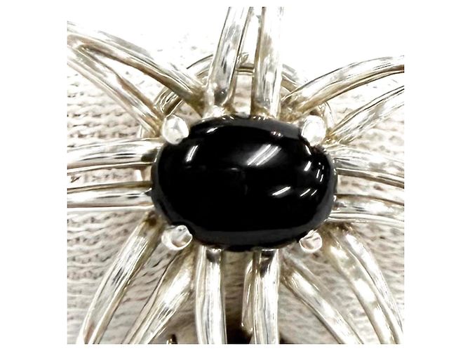 Orecchini a clip Onyx Fireworks di Tiffany & Co. Nero Argento - vista 5
