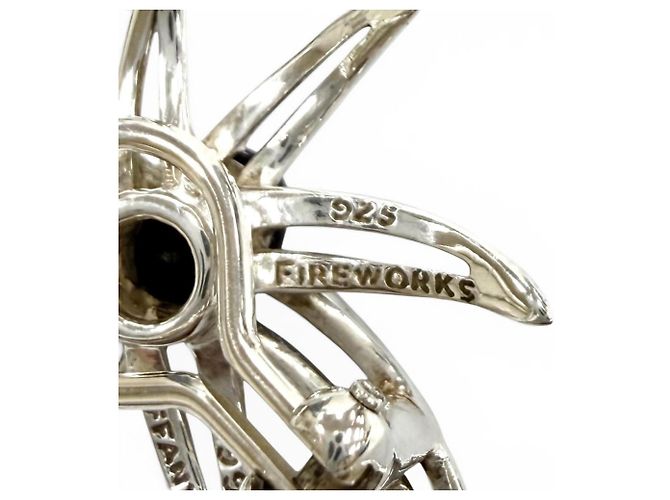 Orecchini a clip Onyx Fireworks di Tiffany & Co. Nero Argento - vista 7