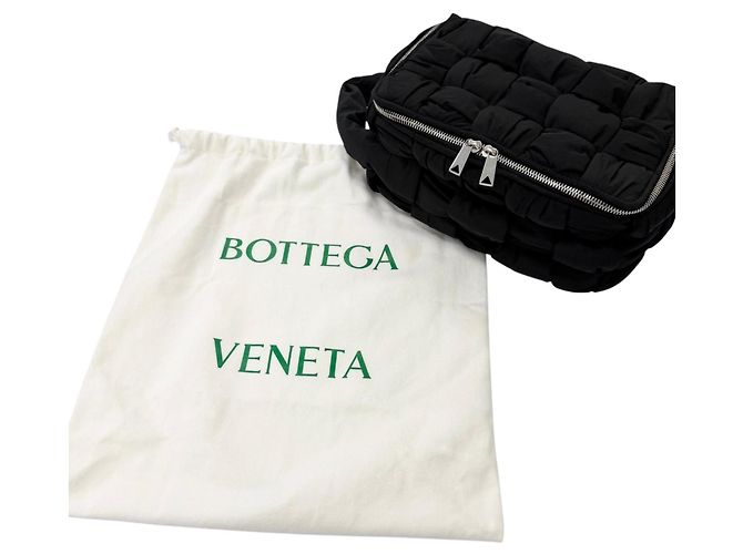 Borsa Bottega Veneta Padded Tech Cassette Nero - vista 2