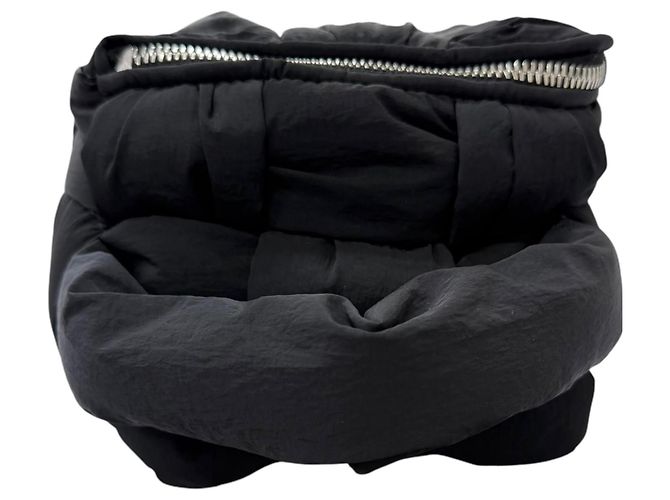 Borsa Bottega Veneta Padded Tech Cassette Nero - vista 5