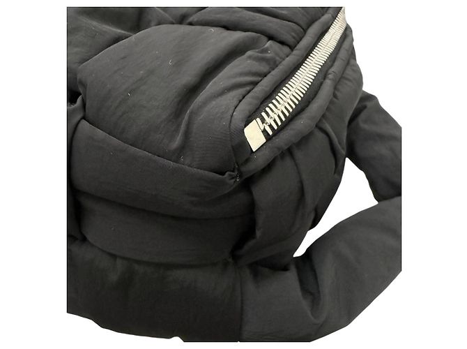 Borsa Bottega Veneta Padded Tech Cassette Nero - vista 6
