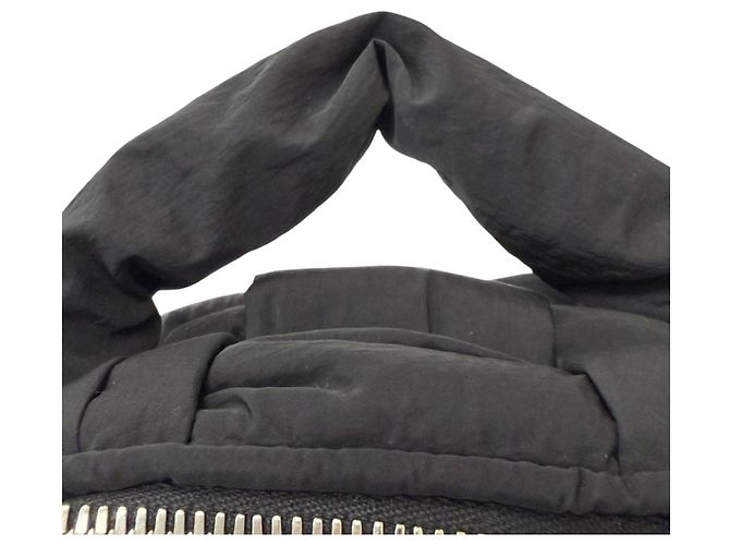 Borsa Bottega Veneta Padded Tech Cassette Nero - vista 7