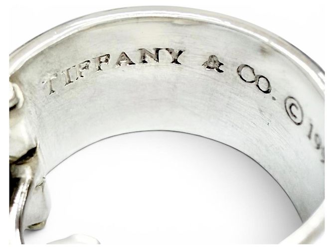 Tiffany & Co Orecchini a cerchio Tiffany Atlas in argento sterling 925 - vista 7