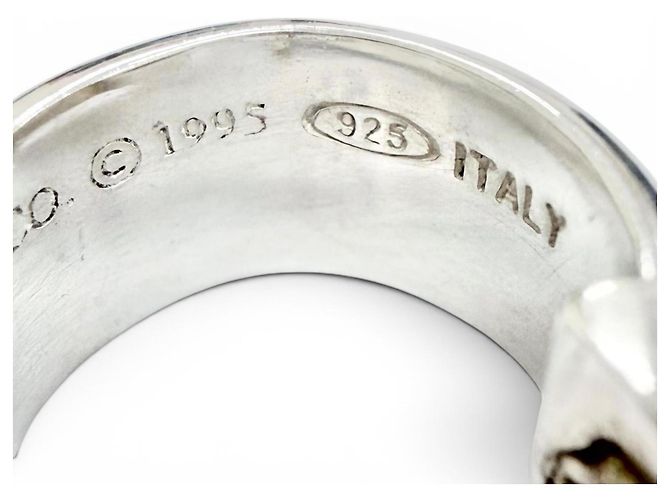 Tiffany & Co Orecchini a cerchio Tiffany Atlas in argento sterling 925 - vista 8