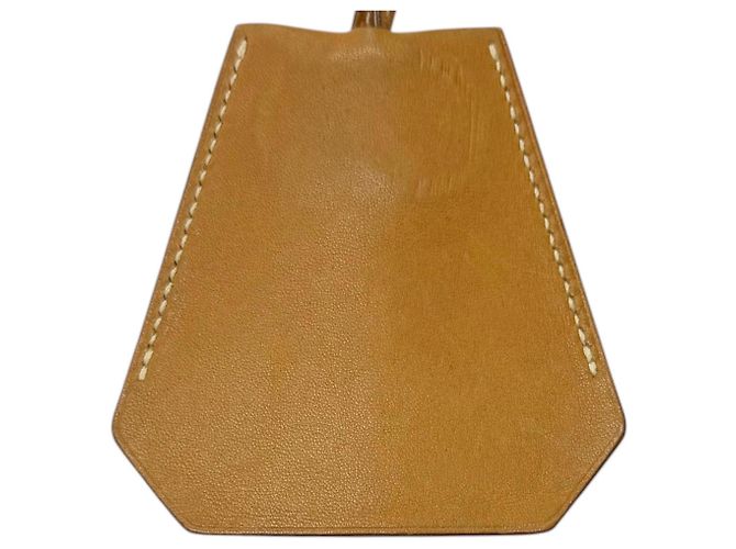 Hermès Hermes Vintage Box Calf Leather Necklace Golden - view 3