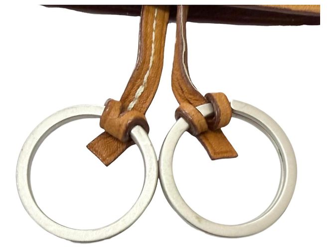 Hermès Hermes Vintage Box Calf Leather Necklace Golden - view 5