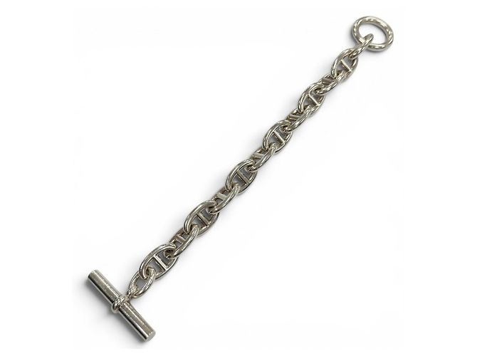 Hermès Bracciale Charm Chaine d'Ancre in Argento Hermes - view 3