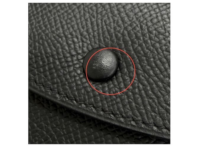 Hermès Cartera mini bi-fold Hermes Bearn Negro - vista 12