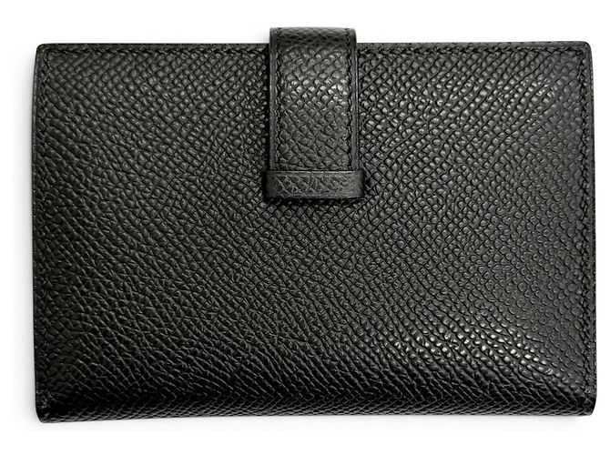 Hermès Cartera mini bi-fold Hermes Bearn Negro - vista 3