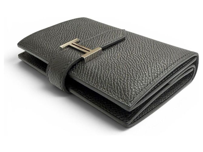 Hermès Cartera mini bi-fold Hermes Bearn Negro - vista 5