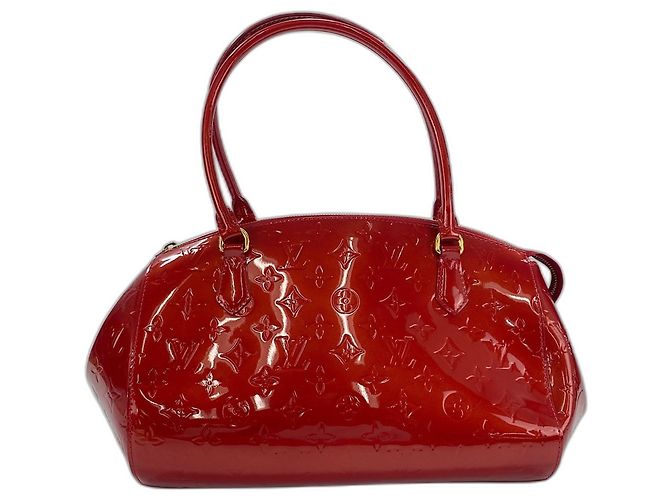 Borsa a Spalla Louis Vuitton Sherwood GM Rosso - vista 2