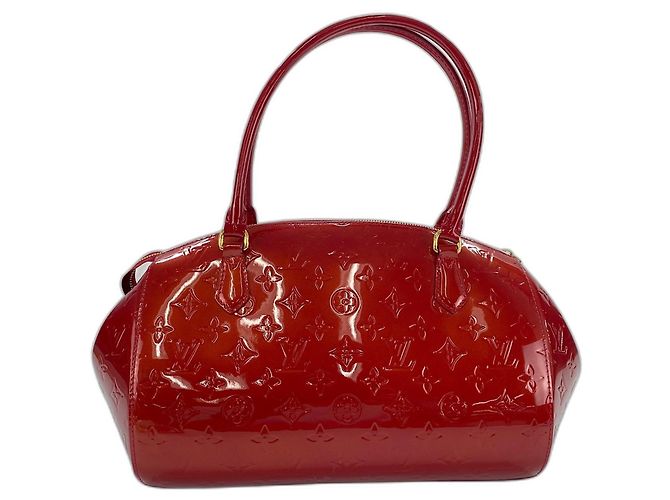 Borsa a Spalla Louis Vuitton Sherwood GM Rosso - vista 3