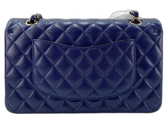 Borsa a tracolla Chanel Matelassé 25 Blu navy - vista 3