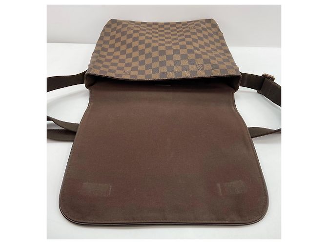 Borsa a Spalla Louis Vuitton Brooklyn MM - Marrone - vista 12