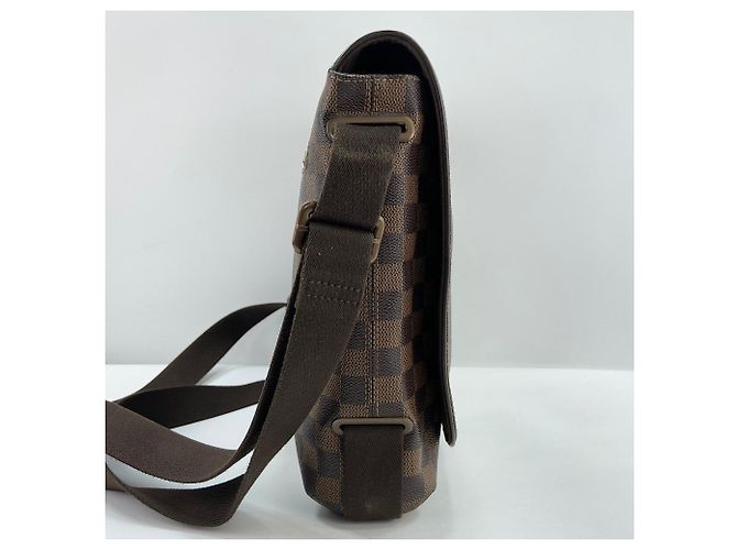 Borsa a Spalla Louis Vuitton Brooklyn MM - Marrone - vista 6