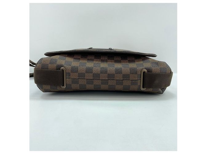 Borsa a Spalla Louis Vuitton Brooklyn MM - Marrone - vista 7