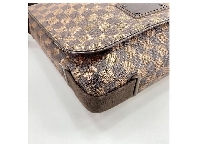 Borsa a Spalla Louis Vuitton Brooklyn MM - Marrone - vista 8