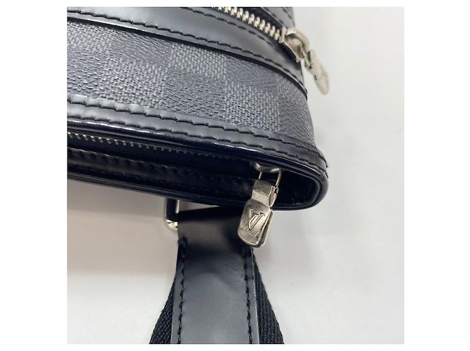 Borsa a tracolla Louis Vuitton Thomas Nero - vista 12