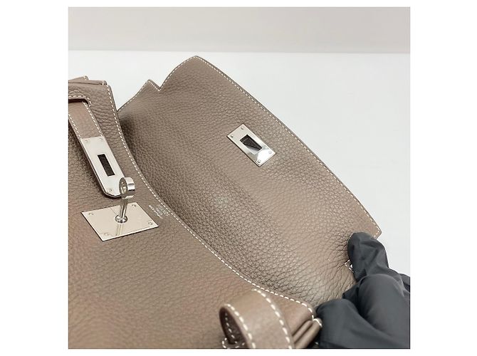 Hermès Borsa Hermes Kelly 28 Marrone - vista 14