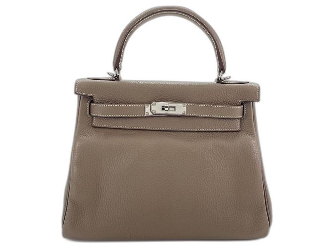 Hermès Borsa Hermes Kelly 28 Marrone - vista 2