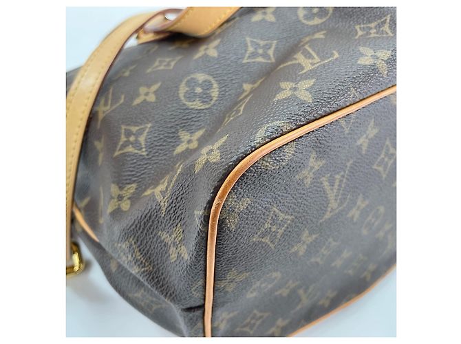 Borsa Louis Vuitton Palermo PM Marrone - vista 8