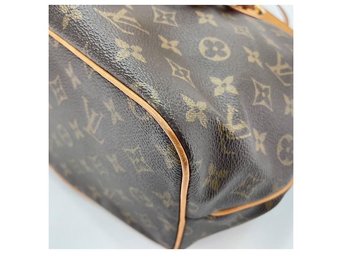Borsa Louis Vuitton Palermo PM Marrone - vista 9