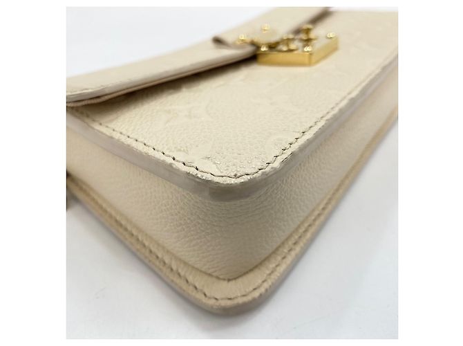 Portafoglio con catena Louis Vuitton Metis Shoulder Bag Beige - vista 8