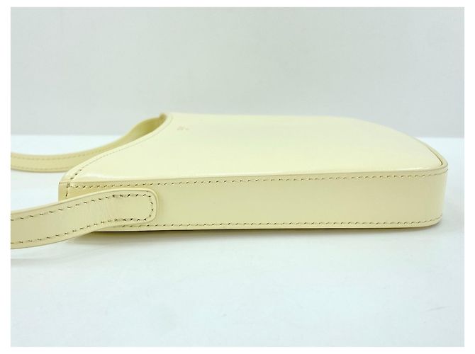 Céline Borsa Clock Medium di Celine - Borsa a tracolla in pelle beige - vista 3