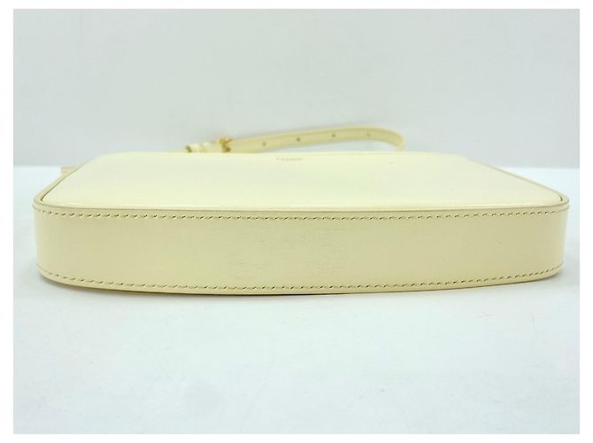Céline Borsa Clock Medium di Celine - Borsa a tracolla in pelle beige - vista 5