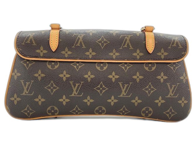 Borsa a Spalla Louis Vuitton Marelle Marrone - vista 3