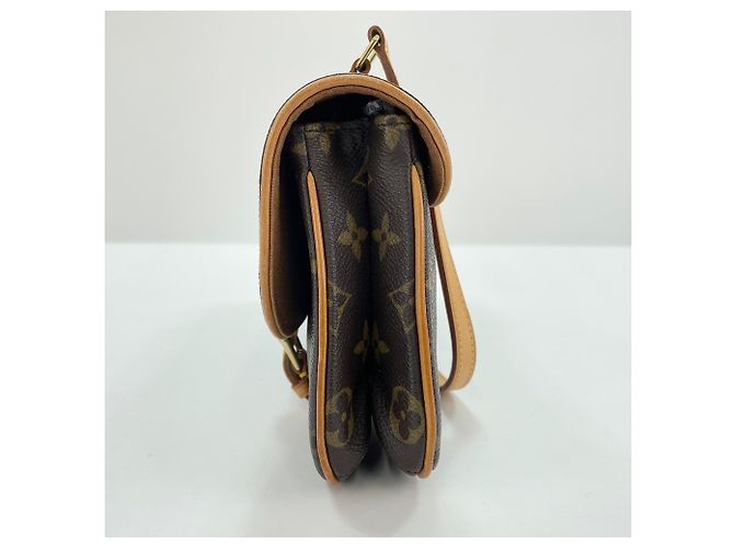 Borsa a Spalla Louis Vuitton Marelle Marrone - vista 5