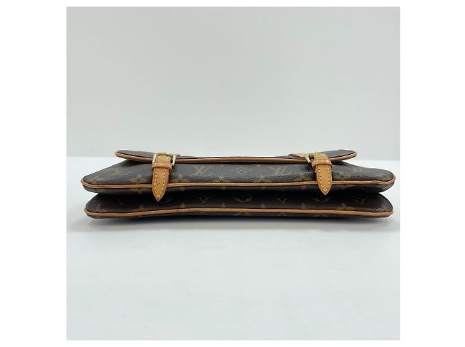 Borsa a Spalla Louis Vuitton Marelle Marrone - vista 7