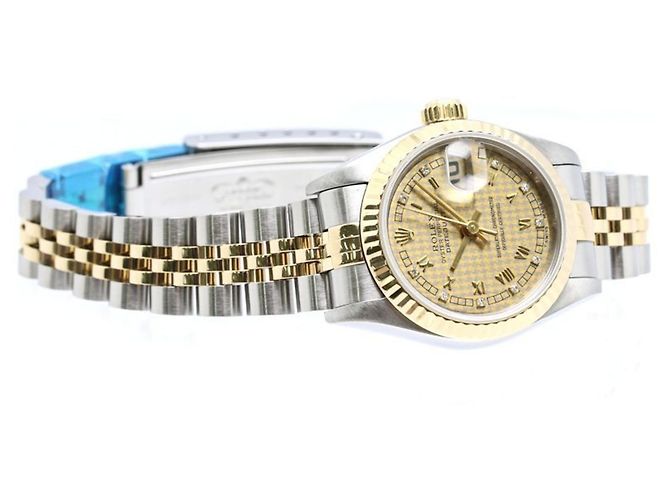 Rolex Datejust Diamond Houndstooth Damenuhr - vista 6