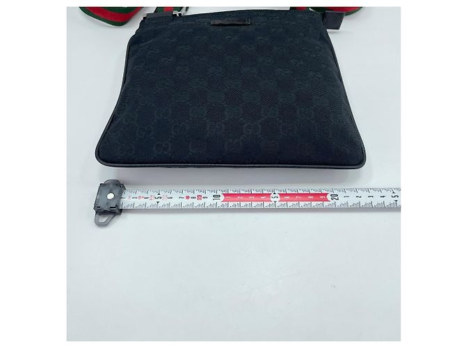 Borsa a tracolla Gucci Sherry Line nera Nero - vista 8