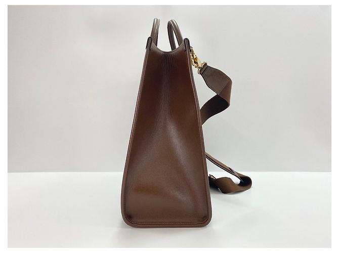 Borsa 2-Way Gucci GG Supreme Marrone - vista 3