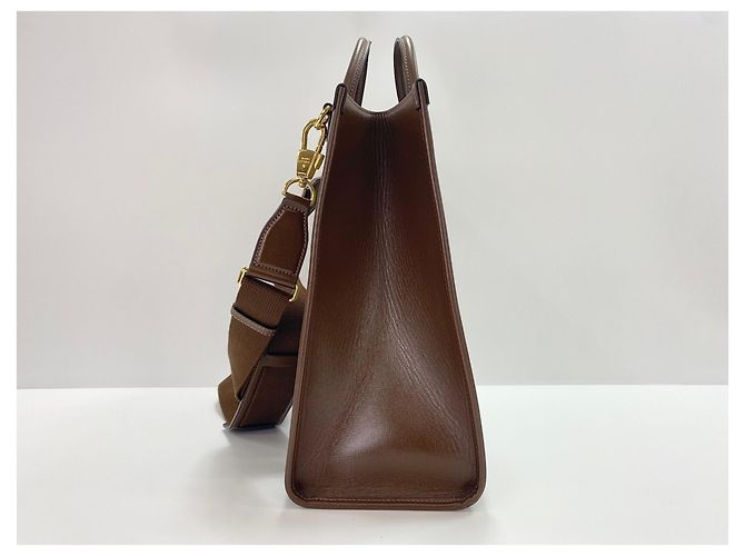 Borsa 2-Way Gucci GG Supreme Marrone - vista 4