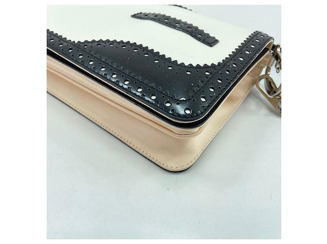 Borsa a tracolla Christian Dior Trick Bianco - vista 8