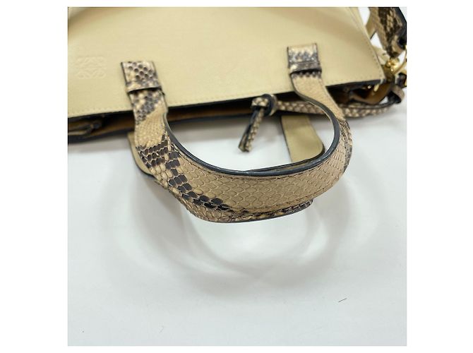 Loewe Gate Top Handle Handtasche Beige - Ansicht 10