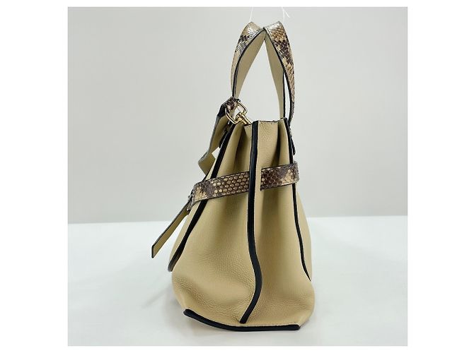 Loewe Gate Top Handle Handtasche Beige - Ansicht 5