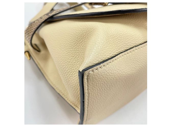 Loewe Gate Top Handle Handtasche Beige - Ansicht 8