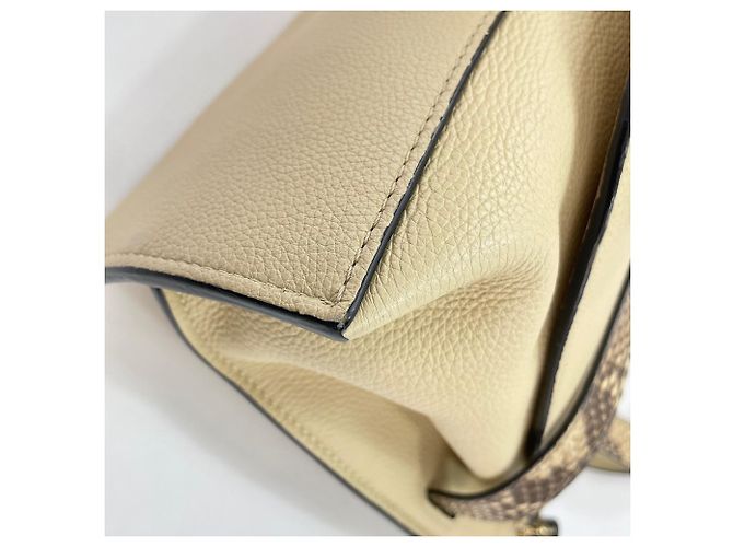 Loewe Gate Top Handle Handtasche Beige - Ansicht 9