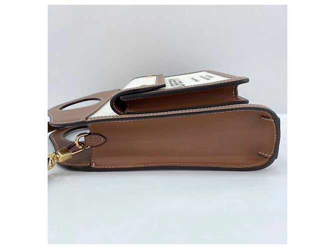 Borsa a 2 vie Burberry Mini Pocket Bag Marrone - vista 6